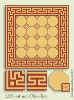 historic tile reproduction - Vienna Collection LSS-OKTO-ROT