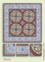 historic tile reproduction - Vienna Collection TFG3